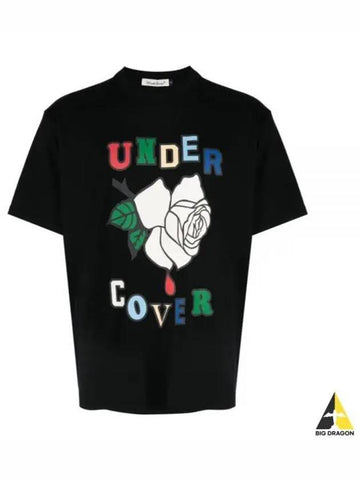 UC2C3807 BLACK graphic printing short sleeve t shirt - UNDERCOVER - BALAAN 1