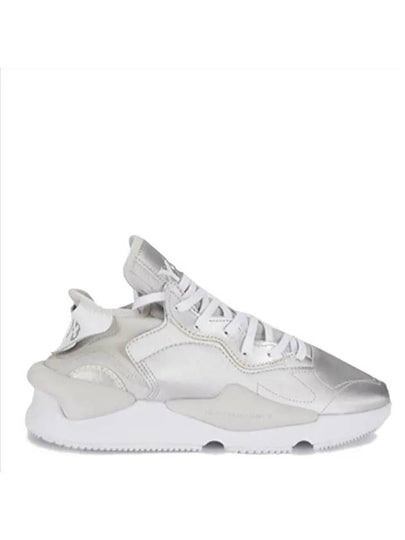 Kaiwa Logo Low Top Sneakers Metallic Silver - Y-3 - BALAAN 2