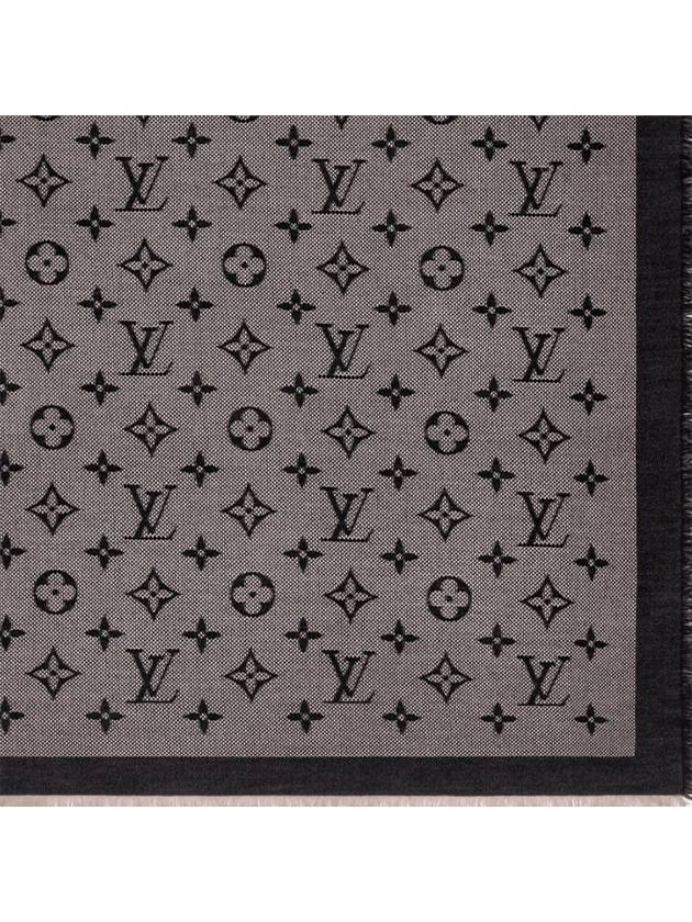 Neo Natte Monogram Scarf Black - LOUIS VUITTON - BALAAN 3