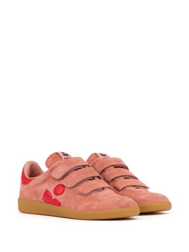 Beth Logo Low Top Sneakers Pink - ISABEL MARANT - BALAAN 3