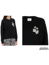 Isabel Marant Women's Marisanne Cotton Sweater Black Silver PU0053FA A1L59E BKSI - ISABEL MARANT ETOILE - BALAAN 4