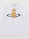 Women's Print Logo Short Sleeve T-Shirt White - VIVIENNE WESTWOOD - BALAAN 2