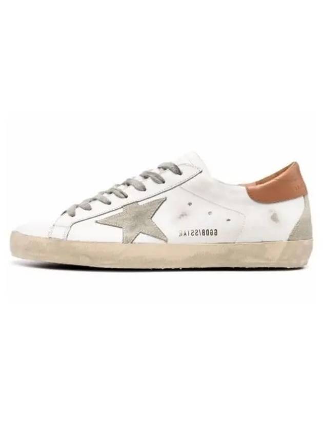 Superstar Brown Tab Sneakers White - GOLDEN GOOSE - BALAAN 2