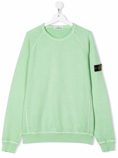 Kids Waffen Patch Sweatshirt Mint 761660641 V0152 - STONE ISLAND - BALAAN 2