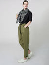 One Tuck Baggy Pants Khaki - ATHPLATFORM - BALAAN 3