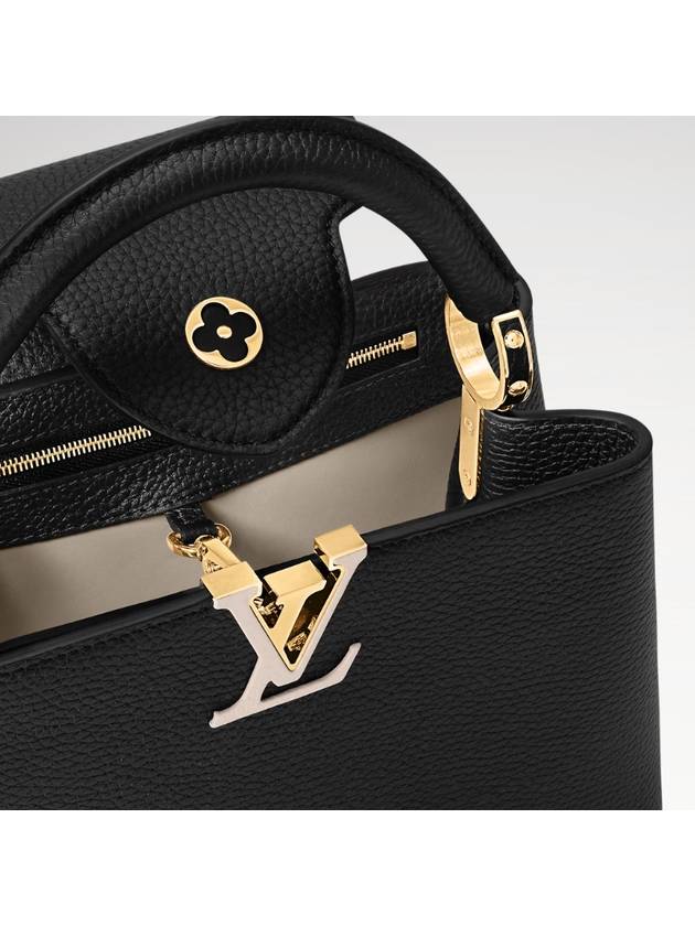 Women s Capucine BB Black Love Lock Chain Tote Bag M23950 - LOUIS VUITTON - BALAAN 4