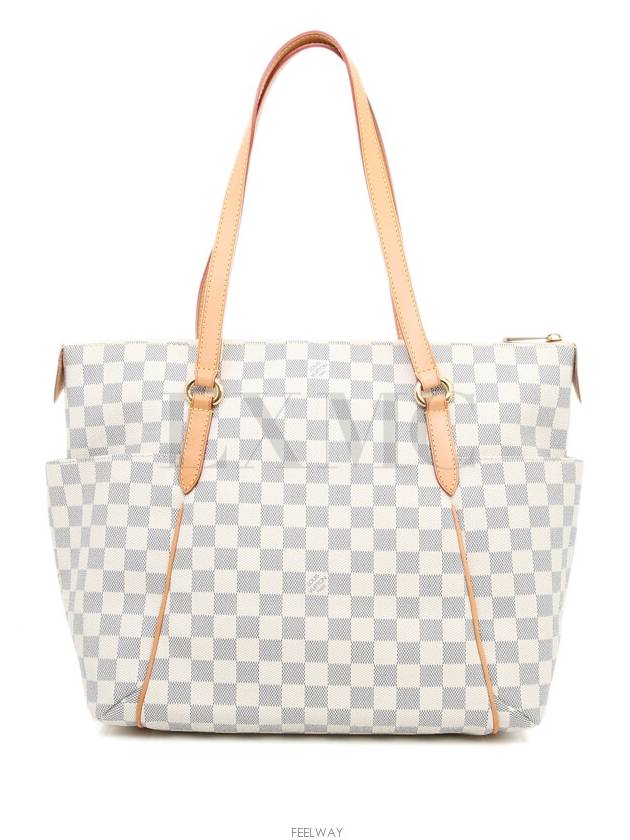 Damier Azur Totally MM Shoulder Bag N51262 - LOUIS VUITTON - BALAAN 4