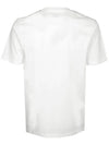 Logo Print Cotton Short Sleeve T-Shirt White - CP COMPANY - BALAAN 4