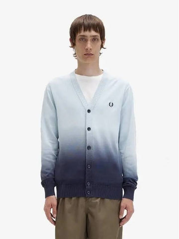 Sharp Ombre Cardigan R30 AFPM2315554 Light Blue 270526 - FRED PERRY - BALAAN 1