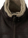 Neuer for Women Crop Layered Shearling Jacket Brown - NOIRER FOR WOMEN - BALAAN 5