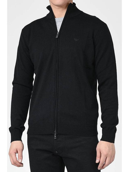 Polar neck cardigan black - EMPORIO ARMANI - BALAAN 2