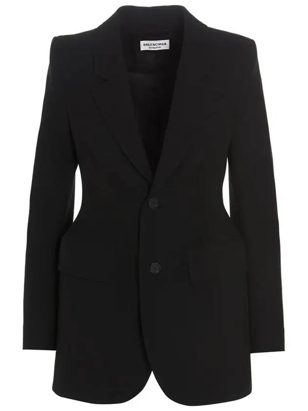 breasted single jacket black - BALENCIAGA - BALAAN 1