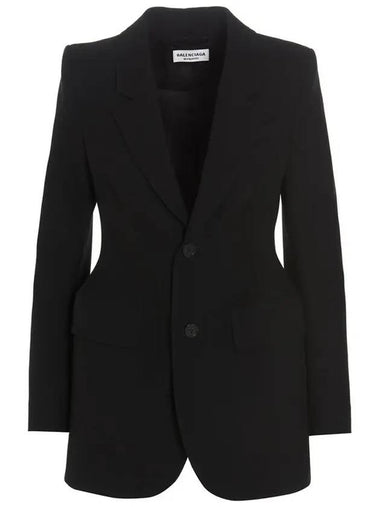 breasted single jacket black - BALENCIAGA - BALAAN 1