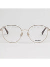 Glasses Frame MM5081 032 Round Gold Metal Fashion - MAX MARA - BALAAN 3