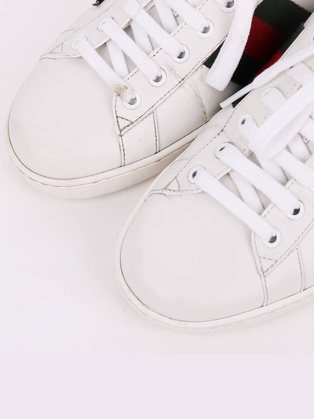 White Snake Logo Sneakers 456230 - GUCCI - BALAAN 3