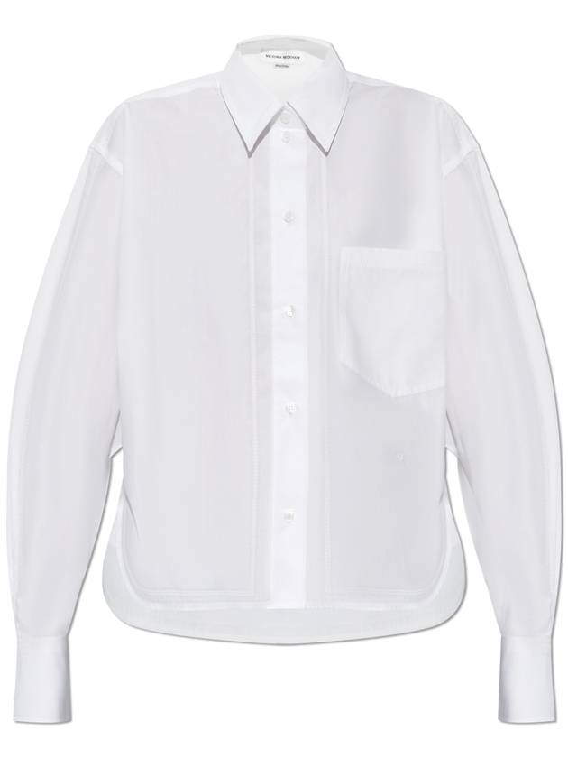 Victoria Beckham Cotton Shirt, Women's, White - VICTORIA BECKHAM - BALAAN 1