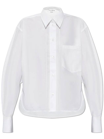 Victoria Beckham Cotton Shirt, Women's, White - VICTORIA BECKHAM - BALAAN 1