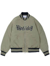 Men's In Holiday Varsity Bomber Jacket Beige - EXPRESSHOLIDAY - BALAAN 2