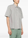 Cotton Popeline Short Sleeve Shirt Grey - CP COMPANY - BALAAN 4