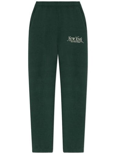 Sporty & Rich Sweatpants From The New York Collection, Unisex, Green - SPORTY & RICH - BALAAN 1