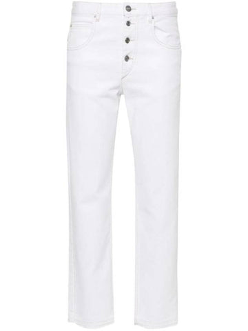 Gemina Slim Fit Crop Jeans PA0271FAB1H04I - ISABEL MARANT - BALAAN 1