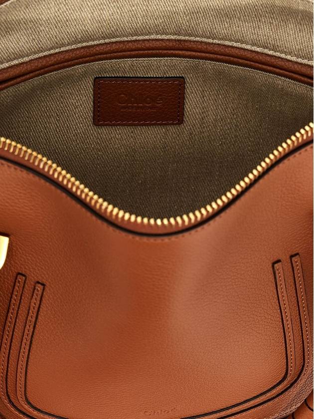 Marcie Grained Leather Tote Bag Tan - CHLOE - BALAAN 5