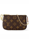 Monogram Mini Pochette Shoulder Bag Brown - LOUIS VUITTON - BALAAN 3