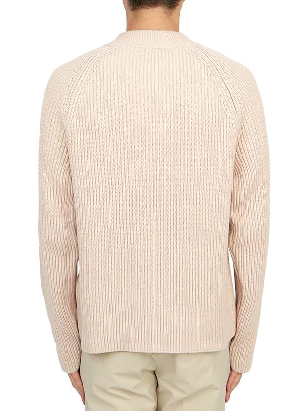 Logo Patch Basic Knit Top Powder Pink - AMI - BALAAN 5