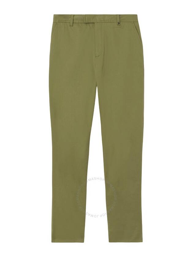 Burberry Long Stretch-Cotton Pants, Brand Size 48 (Waist Size 32.7") - BURBERRY - BALAAN 1