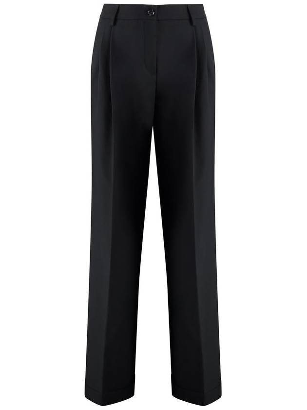 Pinko Perù Crepe Wide-Leg Trousers - PINKO - BALAAN 1