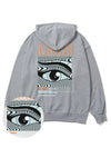 Of The Eye Vivid Orange Overfit Hoodie Grey - MONSTER REPUBLIC - BALAAN 2