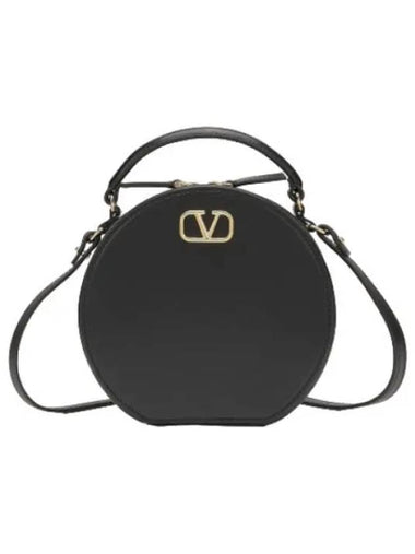 Mini Logo Signature Tote Bag Black - VALENTINO - BALAAN 1