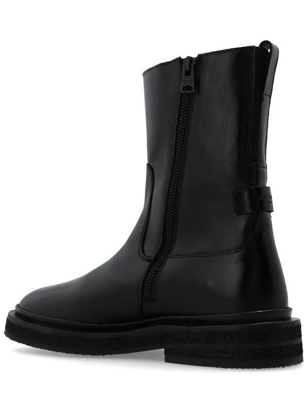 AllSaints Leather Boots Escher, Women's, Black - ALLSAINTS - BALAAN 5