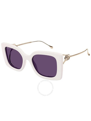 Gucci Violet Square Ladies Sunglasses GG1567SA 003 54 - GUCCI - BALAAN 1