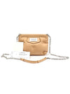 S56WF0161 Beige Grain Nappa Glam Slam Red Carpet Chain Mini Pouch Crossbody Bag - MAISON MARGIELA - BALAAN 2