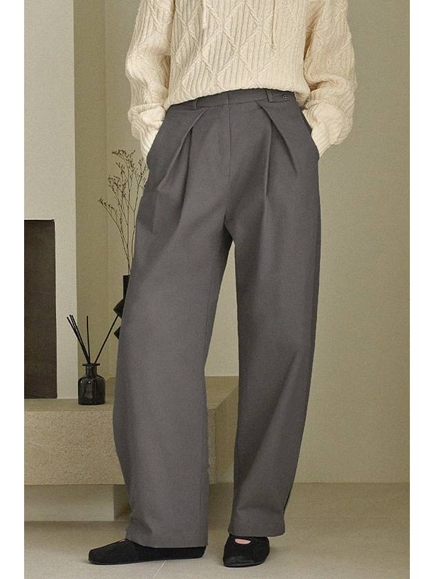 Crunch point chin wide slacks - MICANE - BALAAN 1