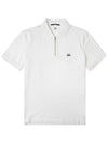 Logo Patch Polo Shirt White - CP COMPANY - BALAAN 11