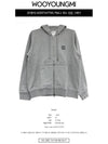 W233TS47713G Back Logo Hooded Zipup Gray Men's Jacket TJ - WOOYOUNGMI - BALAAN 2