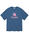 20 count pink strawberry short sleeve tshirt blue - RADINEO - BALAAN 1