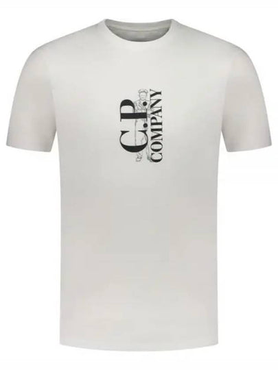 30/1 Jersey British Sailor Short Sleeve T-Shirt White - CP COMPANY - BALAAN 2