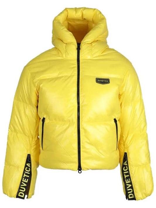 BELLATRIX Hooded Padded Jacket Yellow VDDJ25136K0001 YEL - DUVETICA - BALAAN 2