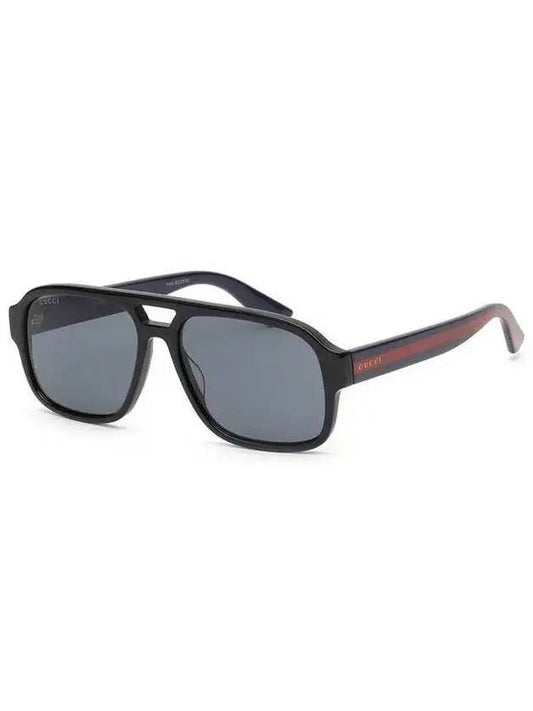 Eyewear Logo Web Sunglasses Black - GUCCI - BALAAN 1