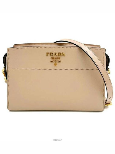 Saffiano Square Cross Bag 1BH104 - PRADA - BALAAN 1