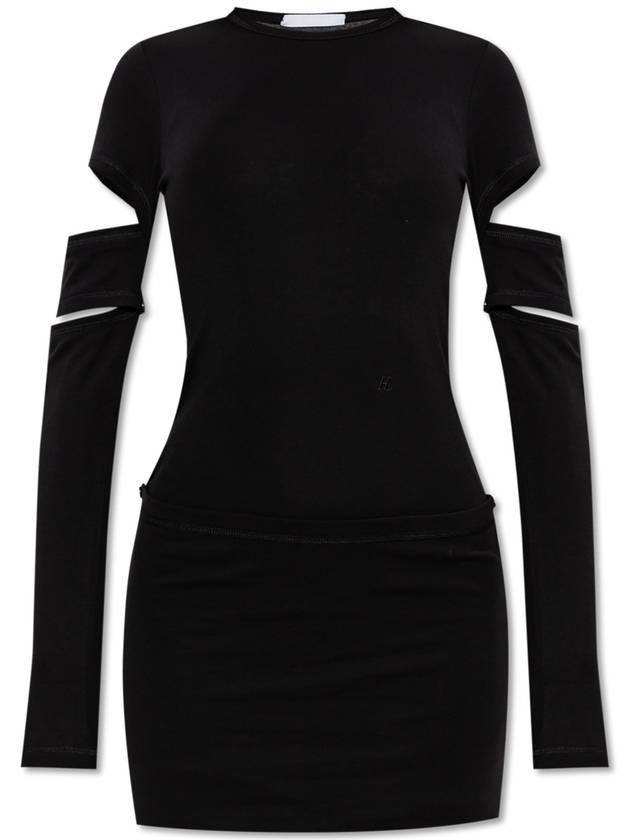 Helmut Lang Dress With Detachable Sleeves, Women's, Black - HELMUT LANG - BALAAN 1