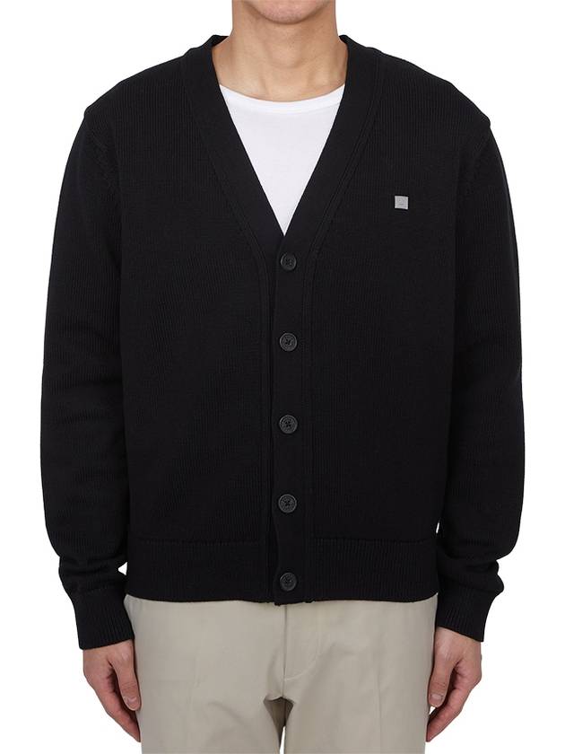 V-Neckline Cardigan Black - ACNE STUDIOS - BALAAN 2