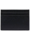 Saffiano Leather Card Holder Black - PRADA - BALAAN 3