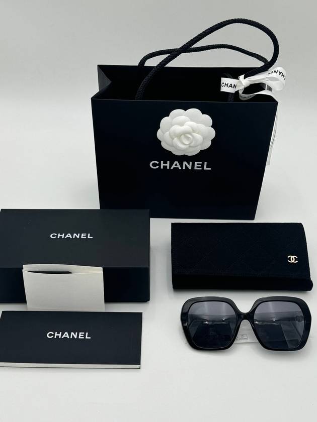 Charming Heart Sunglasses Square Asian Fit Black A71591 - CHANEL - BALAAN 8