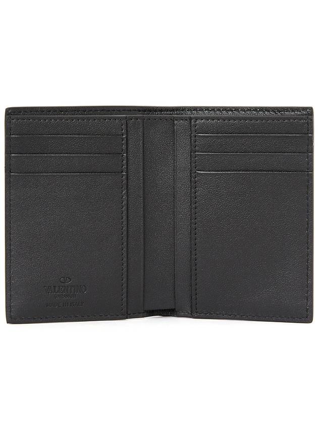 V logo signature men s card wallet P0713ZQU 0NO - VALENTINO - BALAAN 4