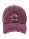 Mugung Embroidered Pigment Ball Cap Wine - ULKIN - BALAAN 2