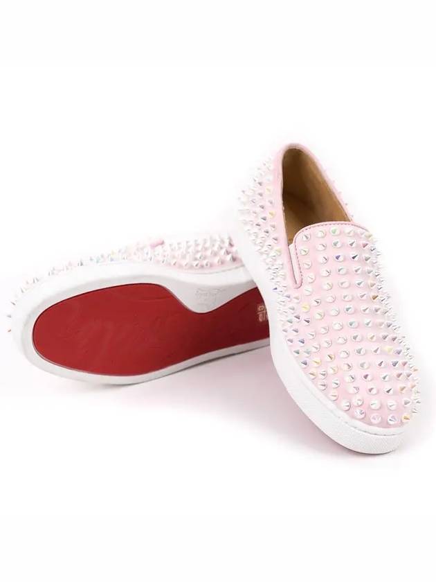 Spike pink slip-ons 1180925 - CHRISTIAN LOUBOUTIN - BALAAN 5